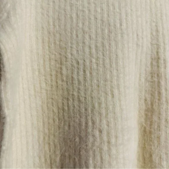 Fornia los angeles crop ivory hoodie sweatshirt size small - Picture 11 of 13